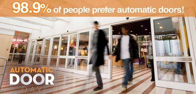 number of people who prefer automatic doors
